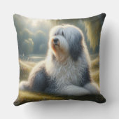Old English Sheepdog クッション (裏面)