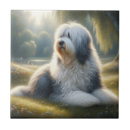 Old English Sheepdog タイル