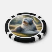 Old English Sheepdog ポーカーチップ (シングル)