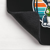 Old English Sheepdog Dog Owner Summer Vibes Vacati マウスパッド (コーナー)