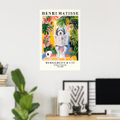 Old English Sheepdog on Toilet Wall Art - Funny ポスター (ホームオフィス)