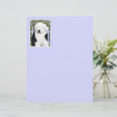 Old English Sheepdog Puppy's 絵画 - Dog Art (スタンド正面)