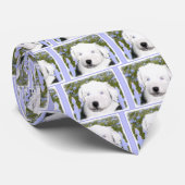 Old English Sheepdog Puppy's 絵画 - Dog Art ネクタイ (ロール)
