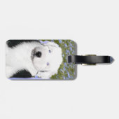 Old English Sheepdog Puppy's 絵画 - Dog Art ラゲッジタグ (裏面横)