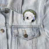 Old English Sheepdog Puppy's 絵画 - Dog Art 缶バッジ (インサイチュ)