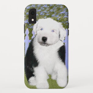 Old English Sheepdog Puppy's 絵画 - Dog Art iPhone XRケース
