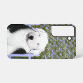 Old English Sheepdog Puppy's 絵画 - Dog Art Samsung Galaxyケース (裏面横)