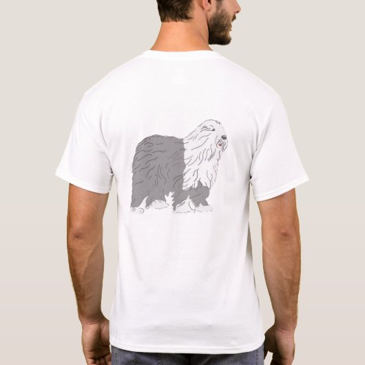Old English Sheepdog Tシャツ (裏面)