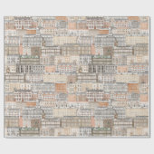 Old European Buildings  ラッピングペーパー (フラット)