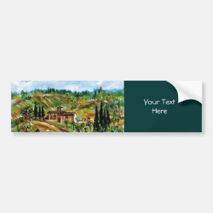 OLD FARMHOUSE IN CHIANTI -TUSCANY バンパーステッカー