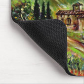 OLD FARMHOUSE IN CHIANTI -TUSCANY マウスパッド (コーナー)