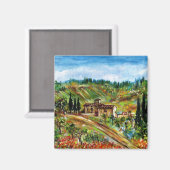 OLD FARMHOUSE IN CHIANTI -TUSCANY マグネット (正面/裏面)