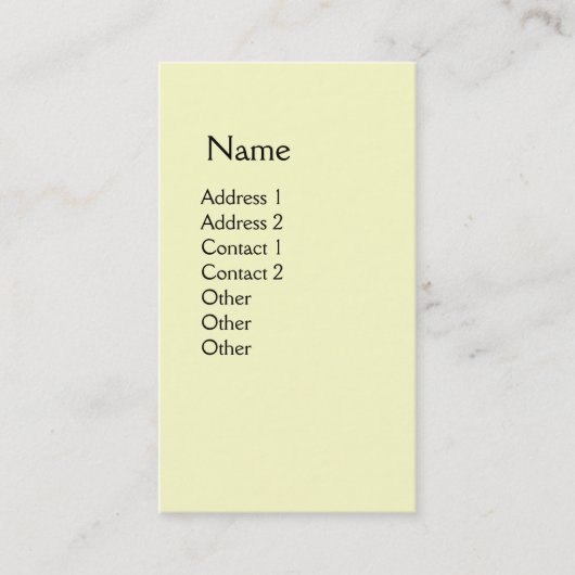 Old Farmhouse in Chianti / Tuscany Landscape 名刺 (正面)