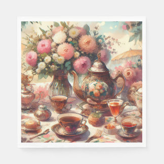 Old Fashion Tea Party  スタンダードランチョンナプキン