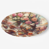 Old Fashion Tea Party  ペーパープレート (アングル)