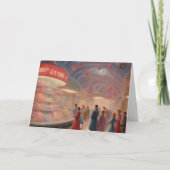 Old Fashioned Candy store at Christmas カード (正面)