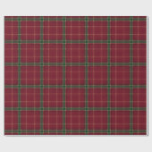 Old-Fashioned Charm Holiday Plaid ラッピングペーパー (フラット)