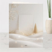 Old-Fashioned Christmas Magic; Holiday Greeting カード (裏面)