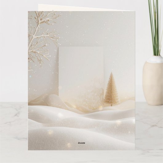 Old-Fashioned Christmas Magic; Holiday Greeting カード (裏面)