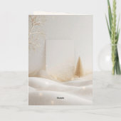 Old-Fashioned Christmas Magic; Holiday Greeting カード (裏面)