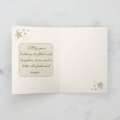 Old-Fashioned Christmas Magic; Holiday Greeting カード (内部)