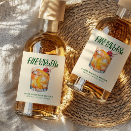 Old Fashioned Cocktail Bachelor Weekend リキュールボトルラベル