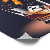 Old Fashioned Cocktail Recipe Infographic Poster ポスター (角)