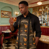 Old Fashioned Cocktail Recipe Vintage Bar エプロン