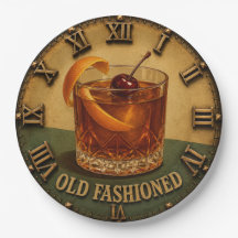 Old Fashioned Cocktail Whiskey Bar Decor 