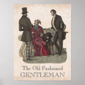 Old Fashioned Gentlemen Biedermeier Period ポスター (正面)