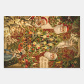 Old-Fashioned Holiday Merriment ラッピングペーパーシート (正面)