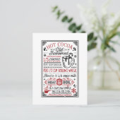 Old fashioned hot cocoa recipe シーズンポストカード (スタンド正面)