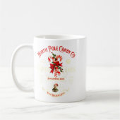 Old Fashioned North Le Candy Cane Company Elf Chri コーヒーマグカップ (左)