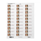 Old-Fashioned Santa Claus Vintage Christmas  ラベル (フルシート)