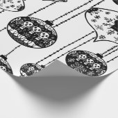 Old Fashioned Skull Wrapping Paper Print ラッピングペーパー (角)