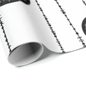 Old Fashioned Skull Wrapping Paper Print ラッピングペーパー (ロールコーナー)