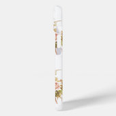 Old fashioned soft rose pink bouquet pattern flora Case-Mate iPhoneケース (裏面 / 左)