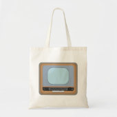 Old Fashioned Television Retro TV Tote Bag トートバッグ (正面)