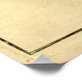 Old Fashioned World Map (1782) ポスター (角)