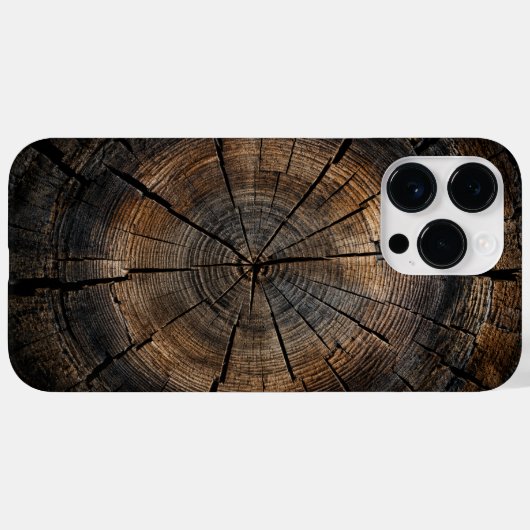 Old Felled Tree Phone Case Case-Mate iPhoneケース (裏面 (横))