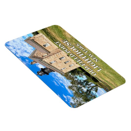Old Field Point Light house, New York Flexi Magnet マグネット (右側)