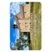 Old Field Point Light house, New York Flexi Magnet マグネット (縦)