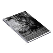 Old Fisherman Dockside Portrait Notebook ノートブック (右側)