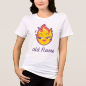 Old Flame Shirt - Ironic おもしろい Pun Tee トライブレンドＴシャツ (正面)