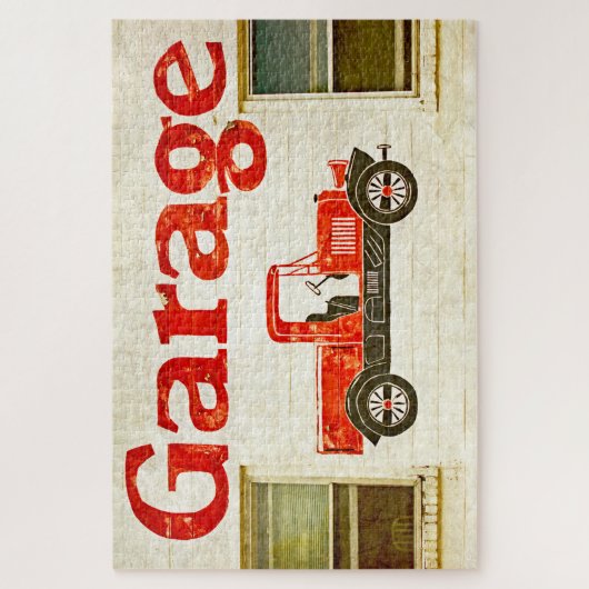 Old Garage ジグソーパズル (縦)