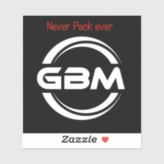 OLD gbm モットーステッカー シール