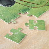 Old German Horse Oil Painting Portrait from 1924 ジグソーパズル (側面)