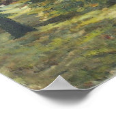 Old German Oil Painting – Forest Erzgebirge  1905 ポスター (角)