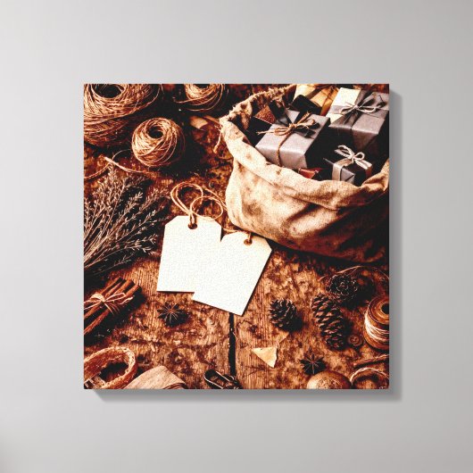 Old Gift Bag キャンバスプリント (正面)