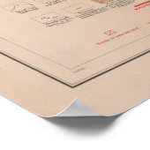 Old Glacier National Park Map (1914)  ポスター (角)